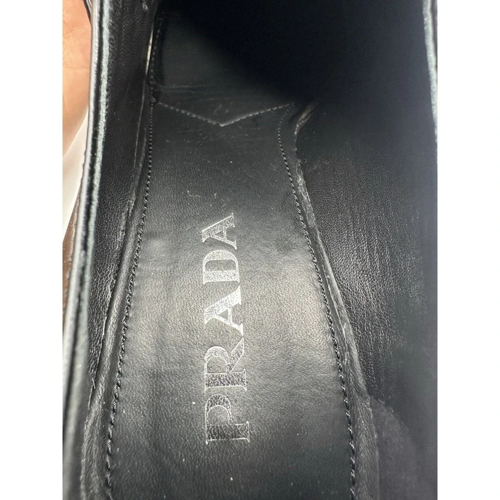 Prada spazzolato platform